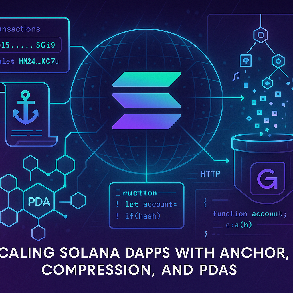 Scaling a Solana dApp with Anchor, Compression, and Dynamic Accounts | by  Hash Block | Medium