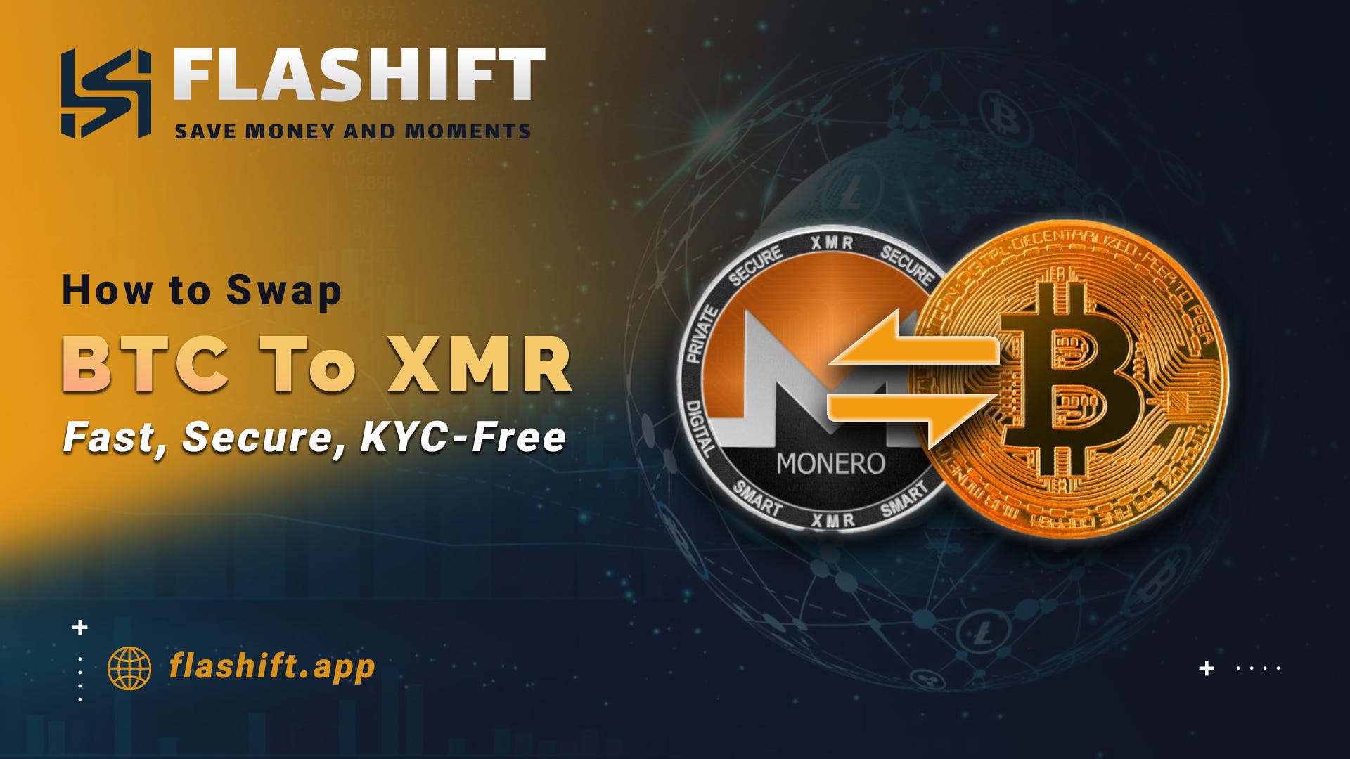 How to Swap BTC to XMR (Bitcoin to Monero) without KYC | by Flashift |  Medium