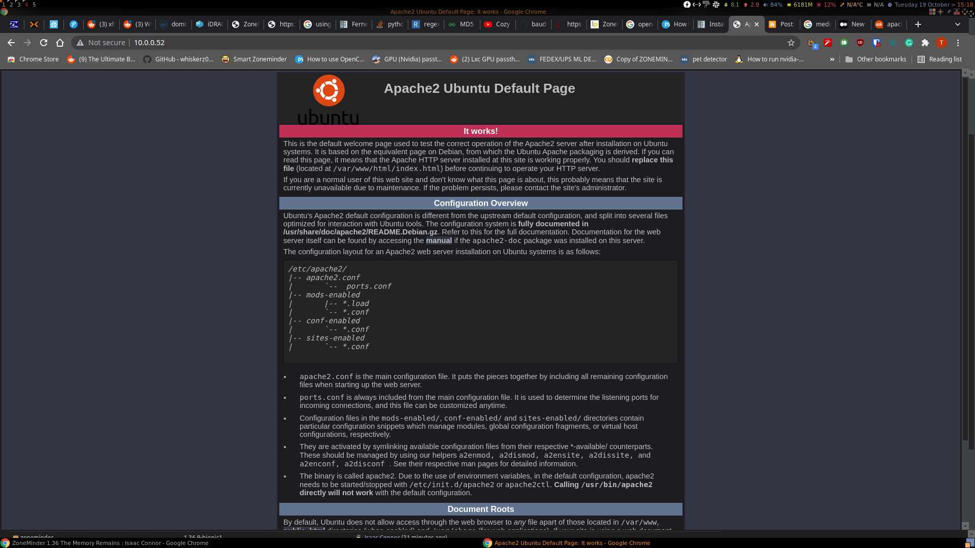Install Zoneminder 1.36 with Object detection suing GPU, TPU, face
