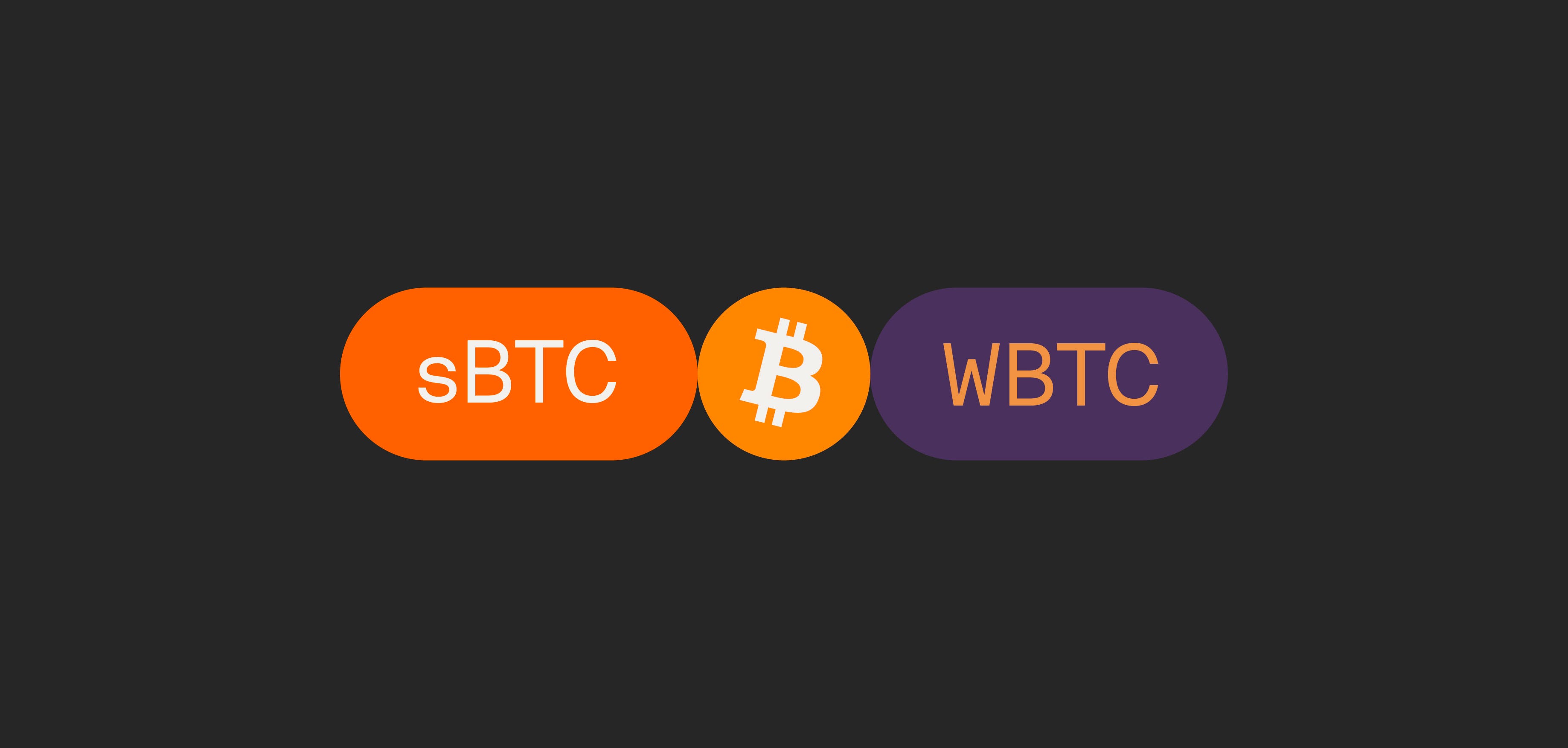 sBTC vs WBTC: 토큰화 비트코인 비교. 스택스 네트워크의 1:1 비트코인 페그 자산인 sBTC와 이더리움에서… | by  Logan Lee | 스택스 한국 블로그 | Medium