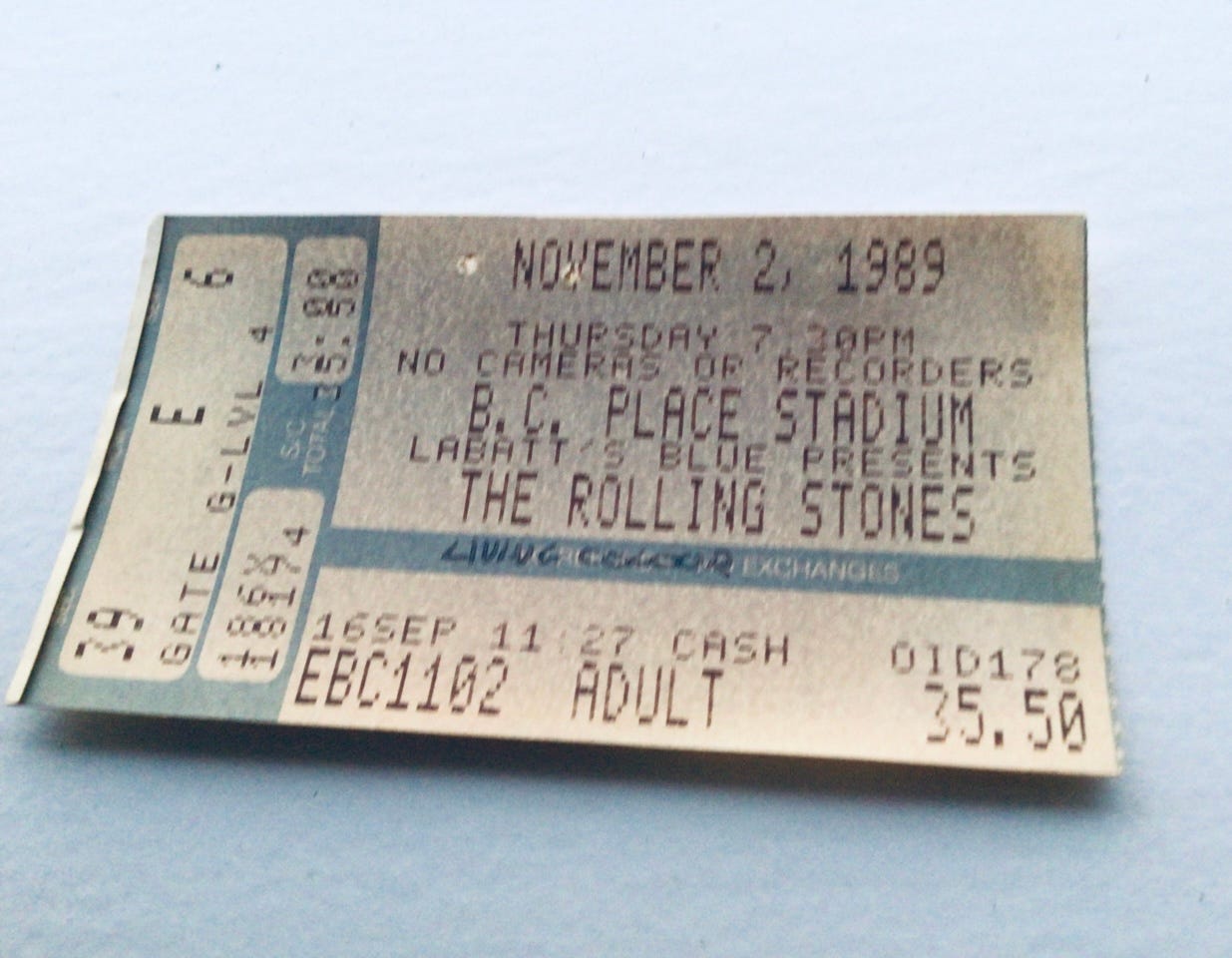 洋楽 The Rolling Stones Rock's Hottest Ticket The Rolling Stones Vintage Concert Ticket by Marco Sacchi Art