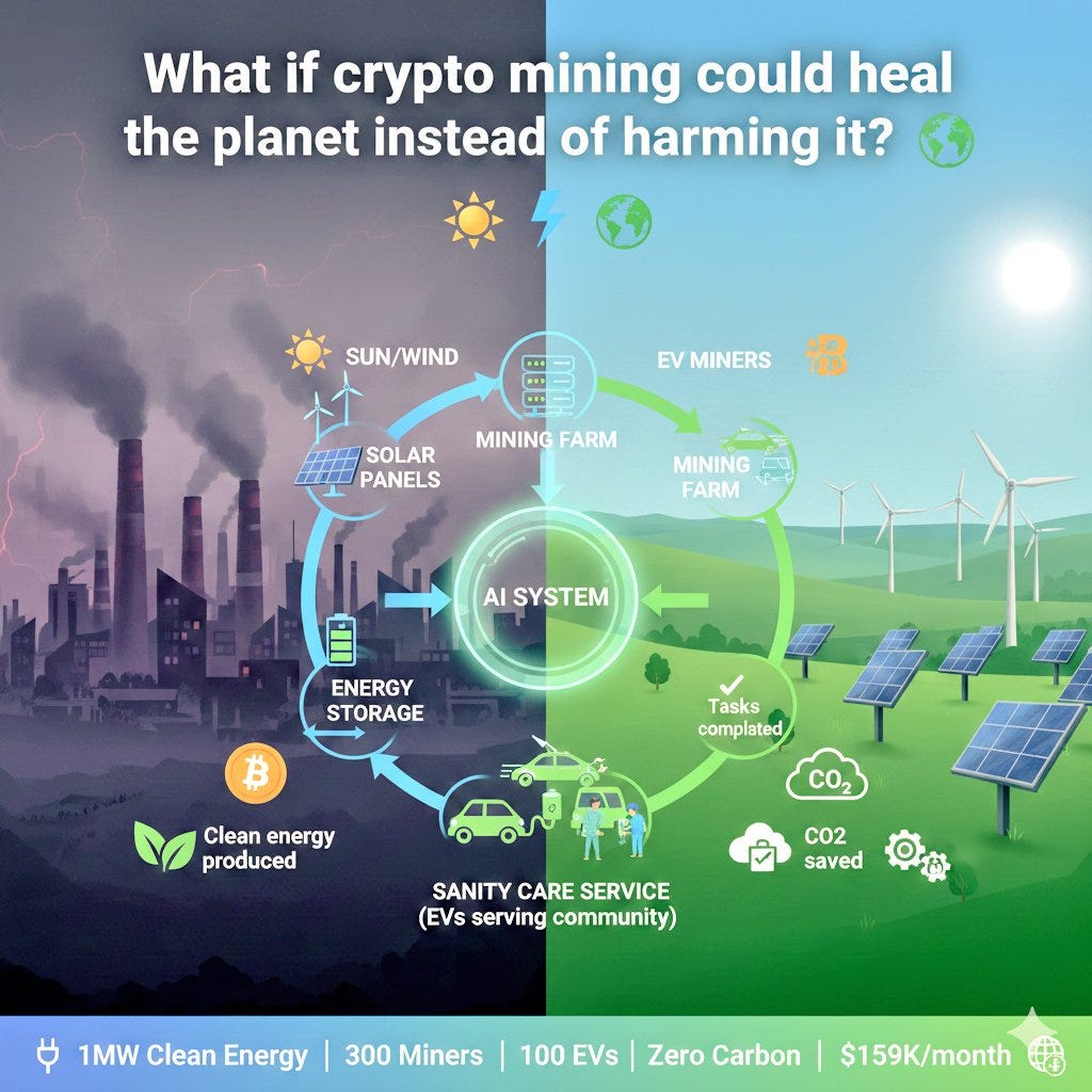 What If Crypto Mining Could Heal the Planet Instead of Harming It? | by  Ismail Muhammed | Jan, 2026 | Medium