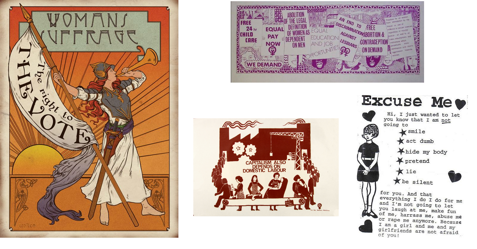 O que são as ondas do feminismo?. Entenda um pouco da história do… | by  Furiosa | QG Feminista | Medium, image size:1604x838