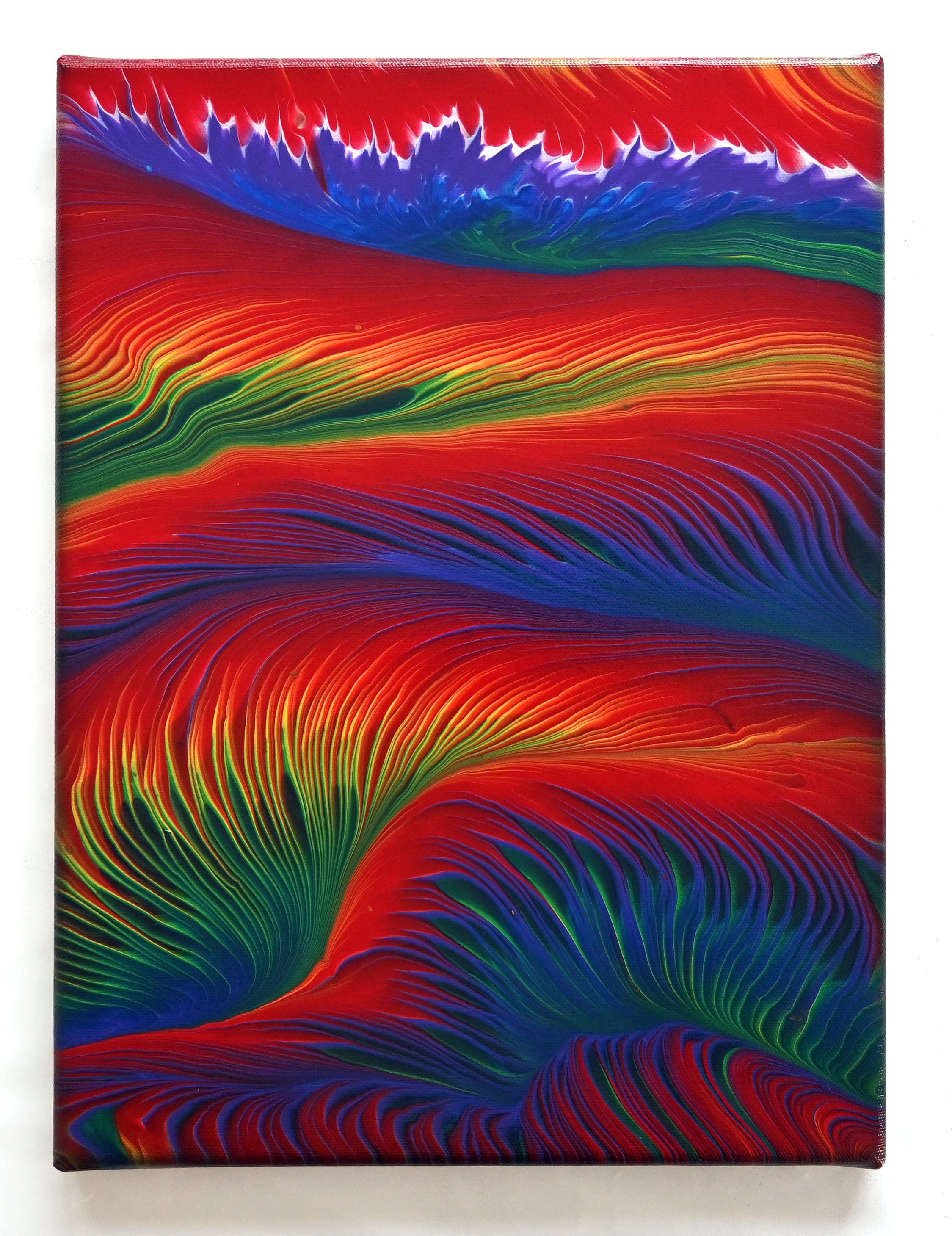 How to Create Vibrant Waves of Color 🌊 Modular Split Cup Acrylic