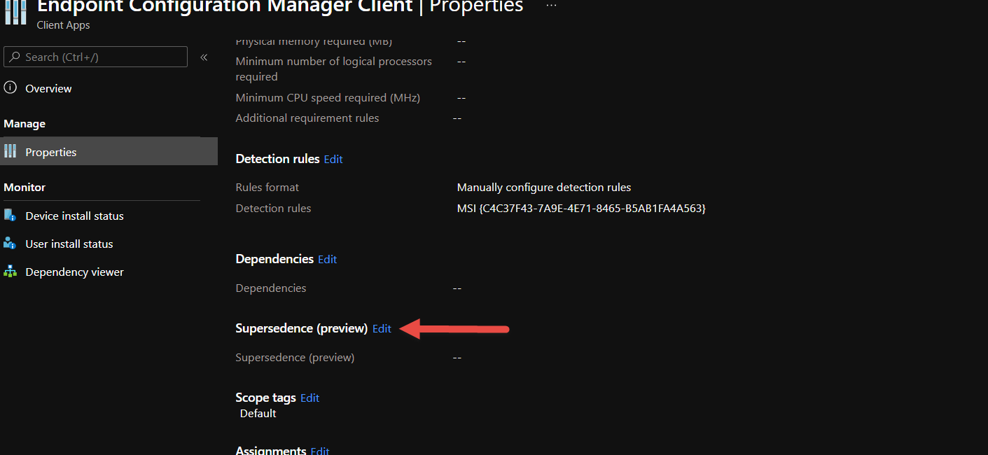 Evaluating Win32 app supercedence Intune App Deployment — Field