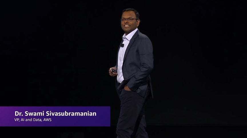 Announcements from Dr. Swami Sivasubramanian Keynote at re:Invent