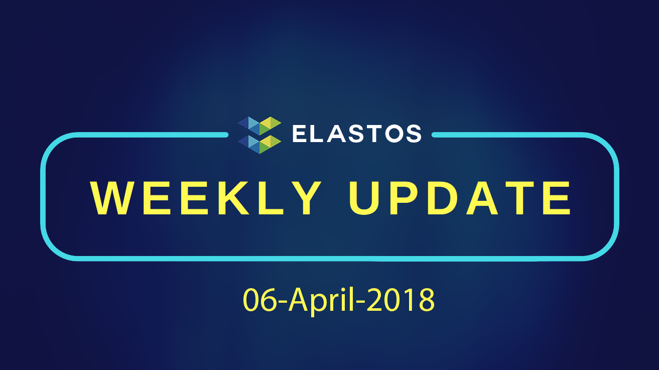 Elastos Weekly Updates — 06 April 2018 | by Elastos Community | ELASTOS |  Medium