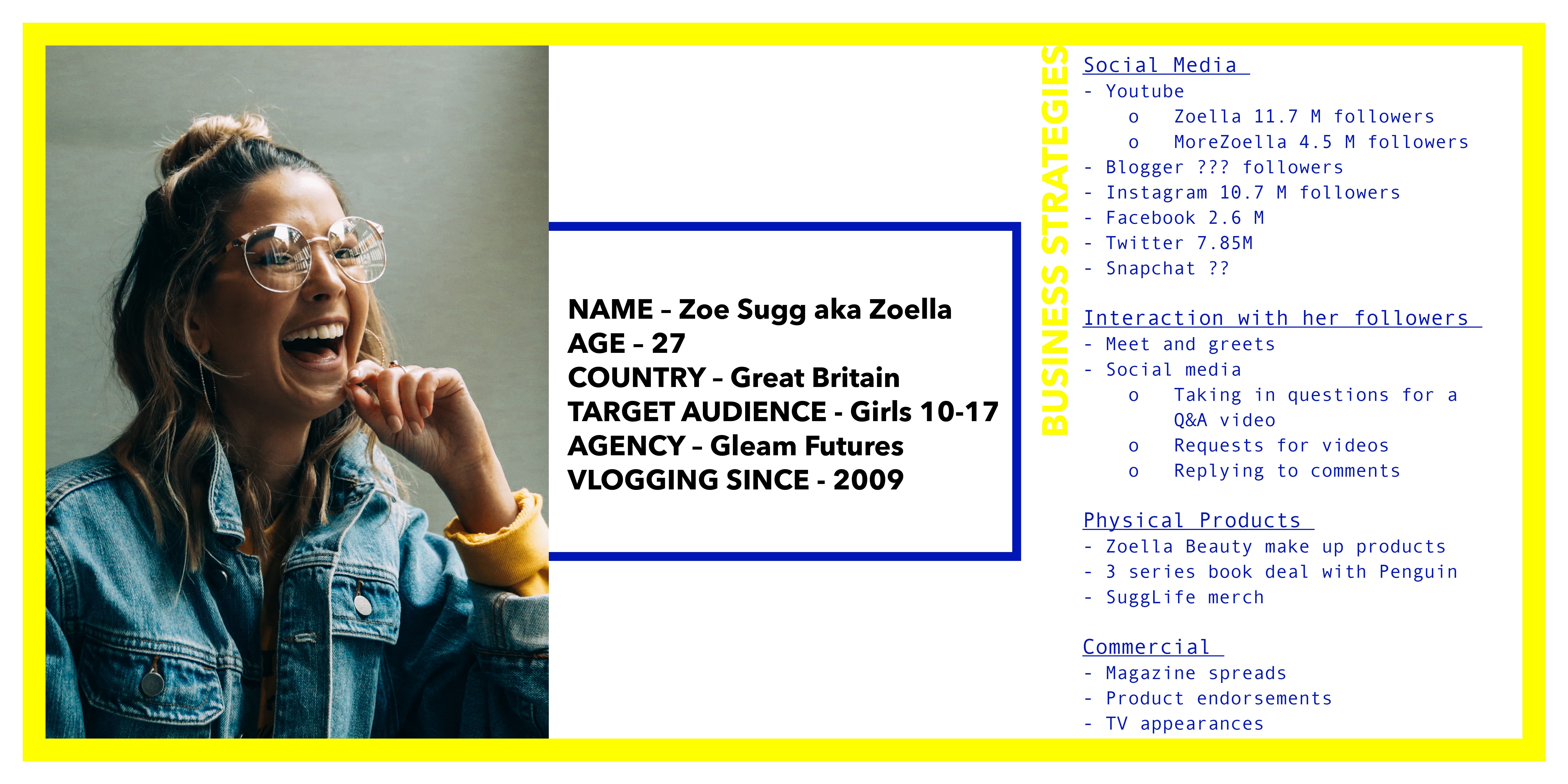 Profiling Zoella — What would you do with 11 million followers? | by Layla  Shioguchi | RTA902 (Social Media) | Medium, image size:6889x3444