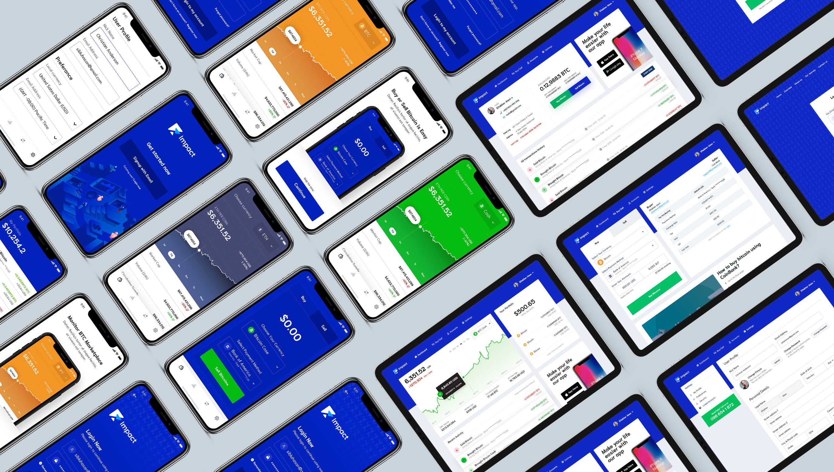 Impact — a crypto platform: UI/UX & Branding case study | by Eftakher Alam  | Muzli - Design Inspiration