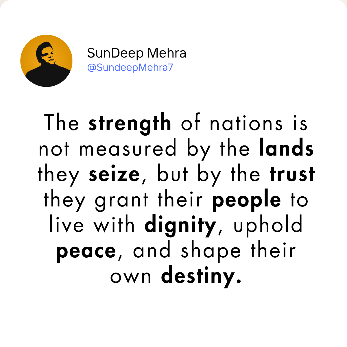The Strength of Nations: An Awakened Leadership Reflection | by SunDeep  Mehra | Medium, image size:1200x1200
