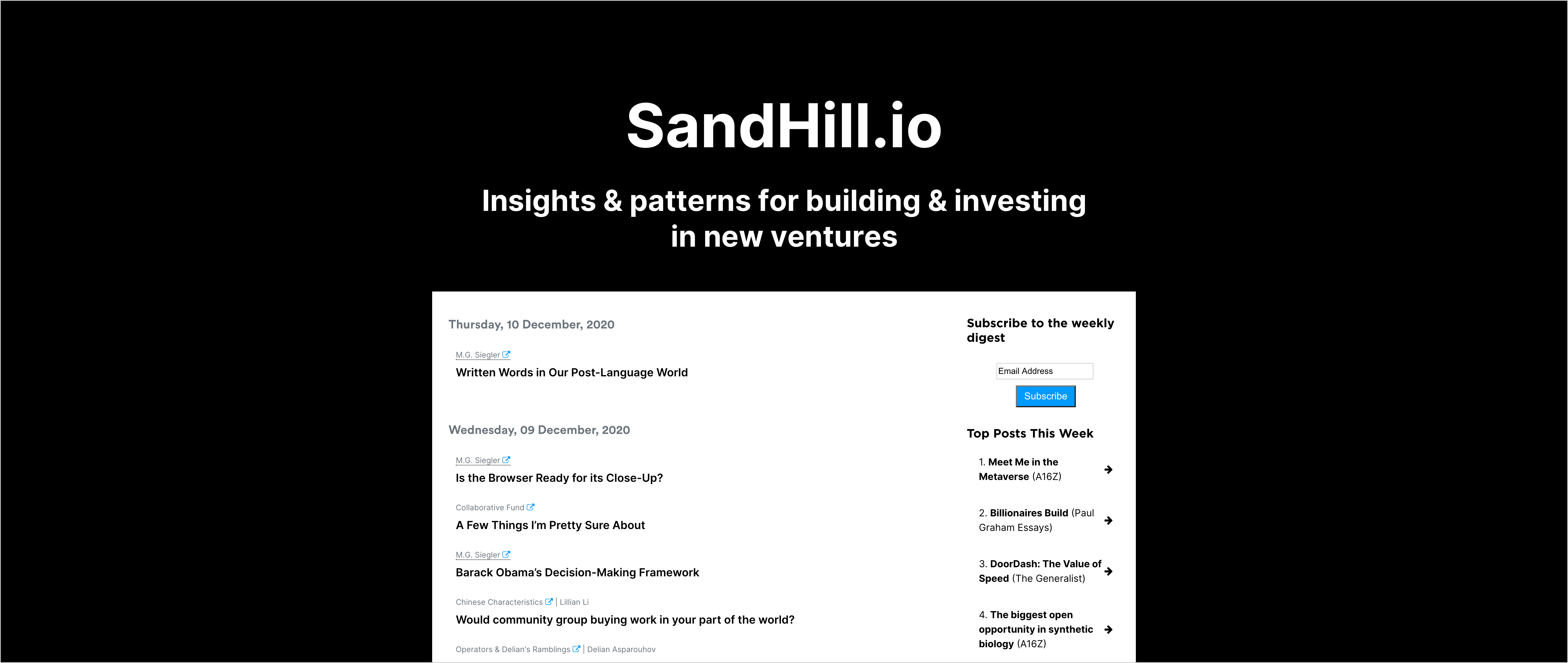 Testing an Experiment: SandHill.io | by Ali Afridi | Medium