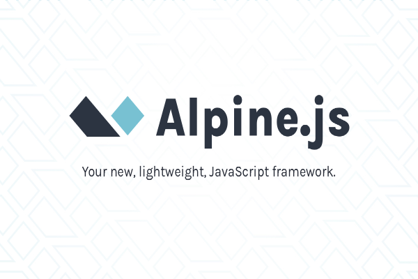 Alpine.js logo on screen - Getting Started With Alpine.js. Alpine.js is a rugged, minimal ...