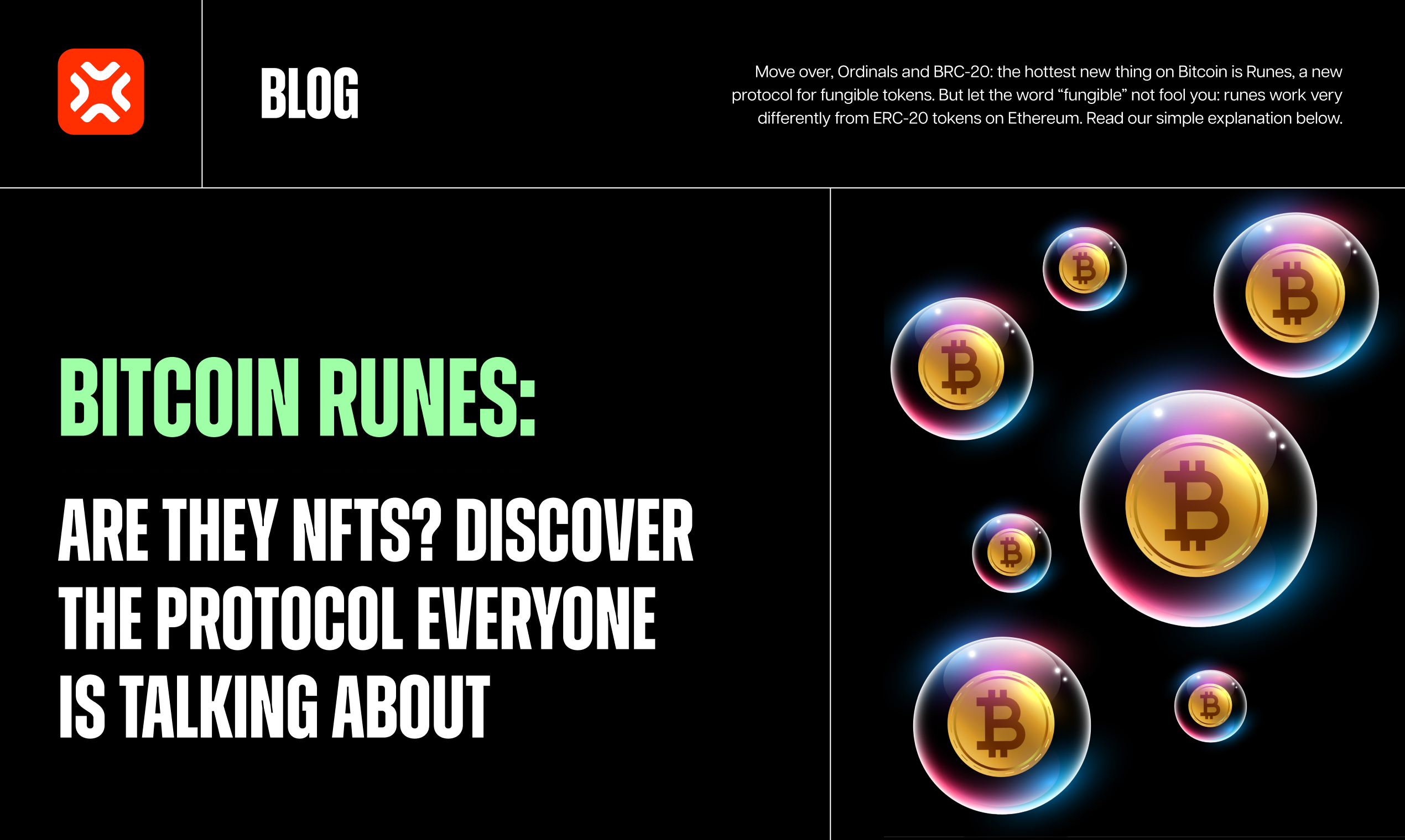 Bitcoin Runes: are they NFTs? Discover the protocol everyone is talking  about | by XP.NETWORK | XP.NETWORK | Medium