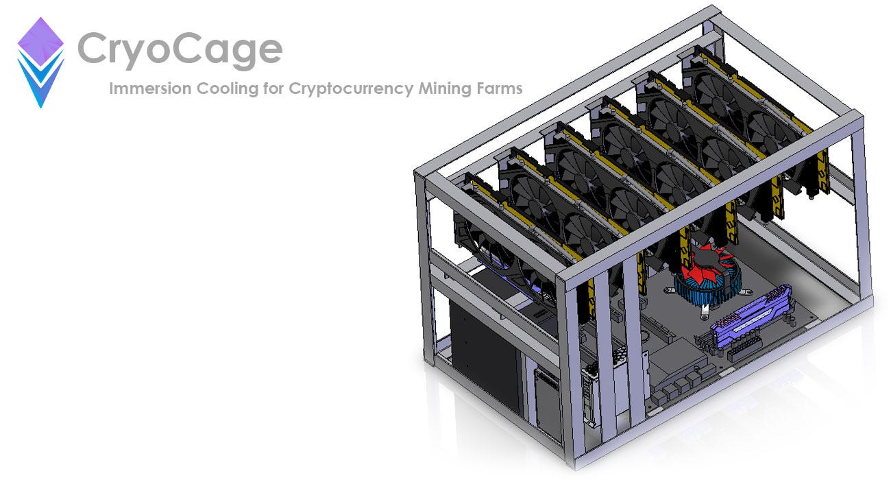 CryoCage — Immersion Cooling for Cryptocurrency GPU-based Mining Farms | by  Peter M | Medium