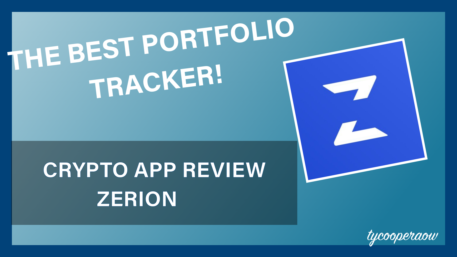 Crypto App Review: Zerion | The Best Portfolio Tracker | by Ty Cooper |  Coinmonks | Medium