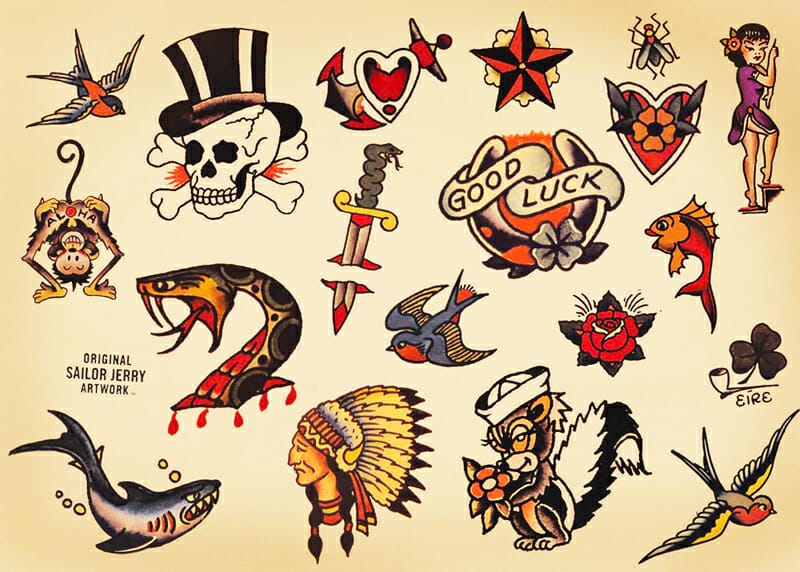 Old School Tattoos Sailor Jerry Old School Tattoos Sailor Jerry