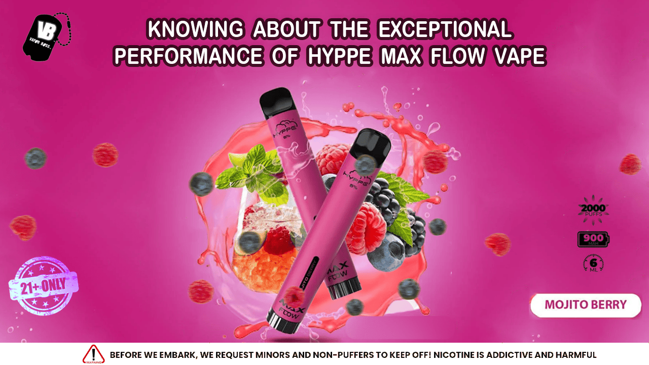 Maximizing Flavor with Hyppe Max Flow Disposable Vape | by Vapor Boss