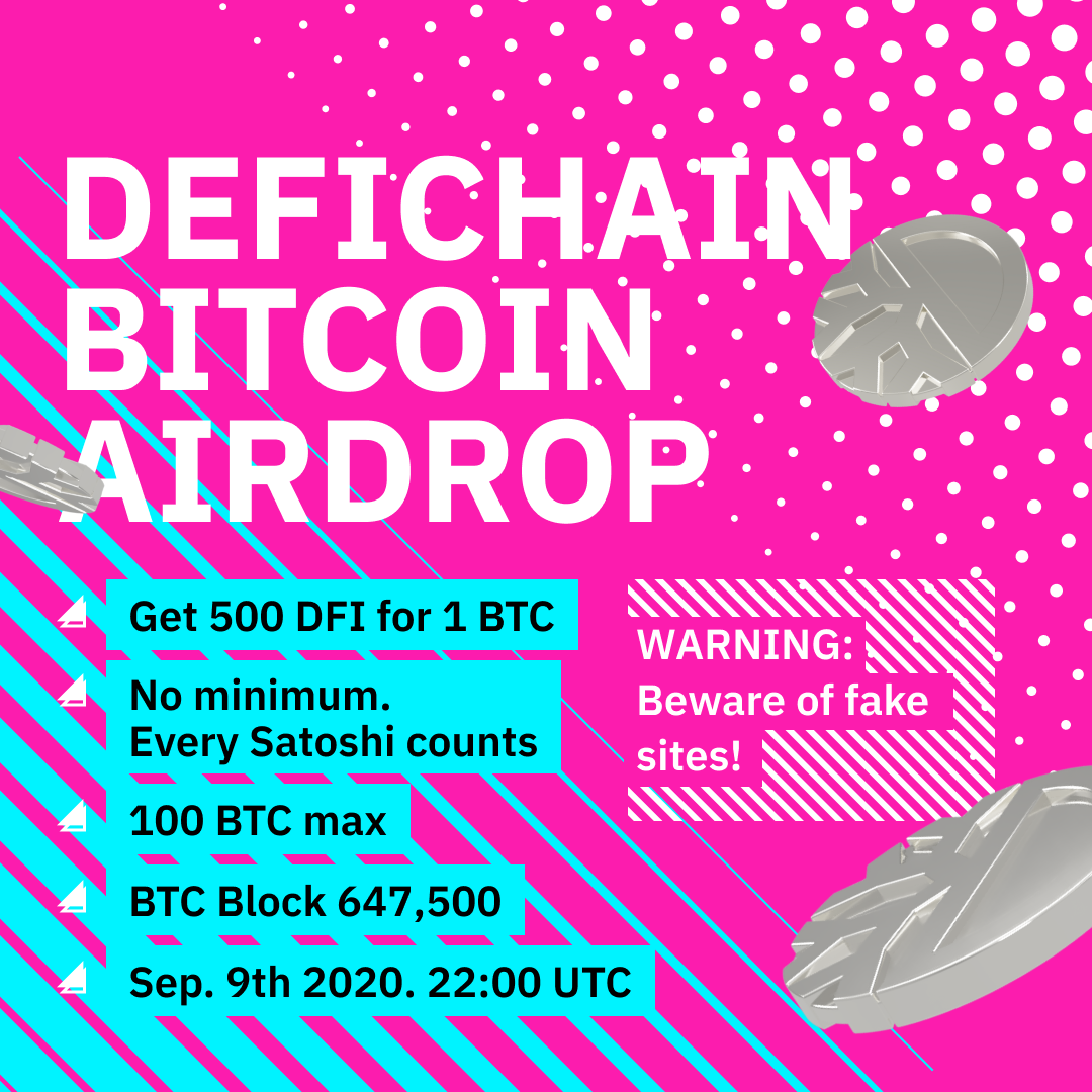 🇺🇸(FREE!!!) DFI Airdrop for ALL Bitcoin Hodlers! | by DeFi Blockchain |  Medium