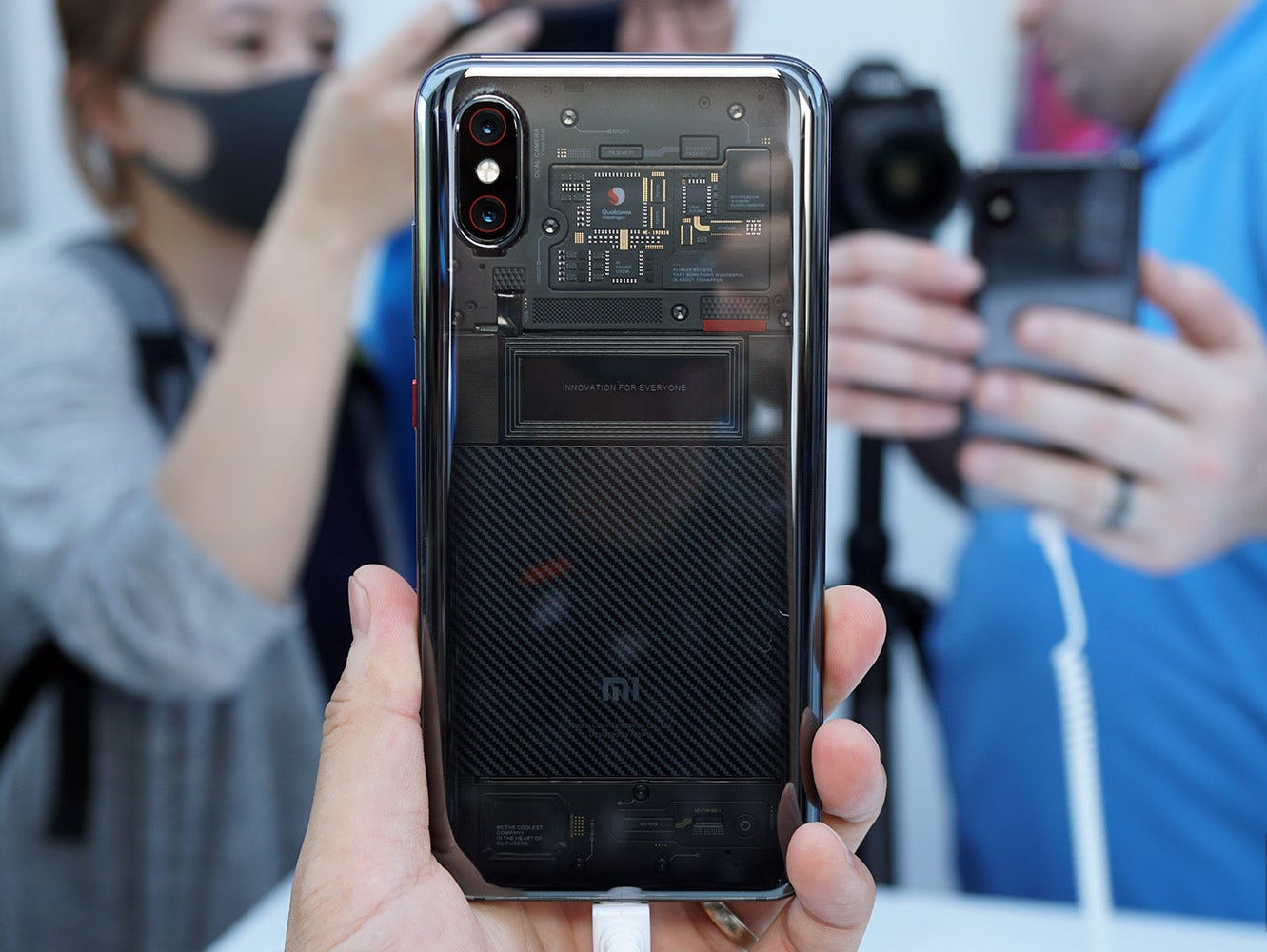 スマートフォン本体 miyopi.l58 Xiaomi Mi 8 Explorer Edition — Transparent phone | by Kamal Mrock