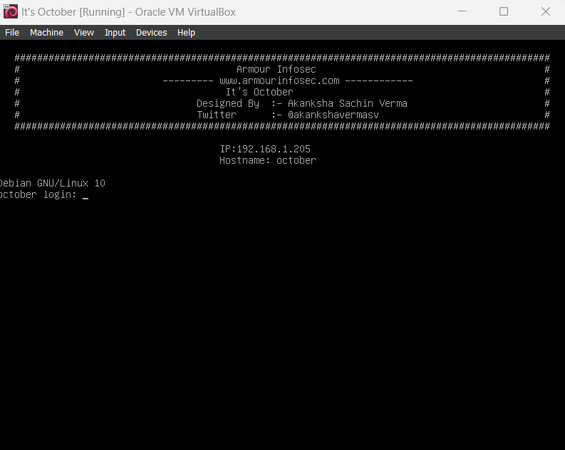 It's October: 1| Vulnhub Machine Walkthrough: From Initial Scan to