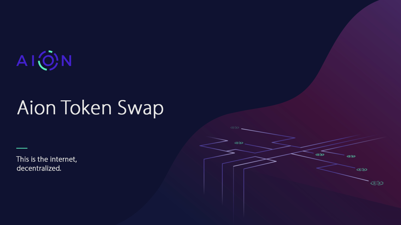 Introducing the AION Token Swap. Update* — Follow these step by step… | by  Aion | Aion | Medium