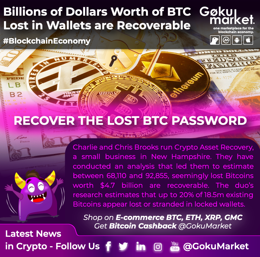 Father-Son Duo Claimed Billions of Dollars Worth Lost in Crypto Wallet is  Recoverable | by GokuMarket Exchange | GokuMarket | Medium