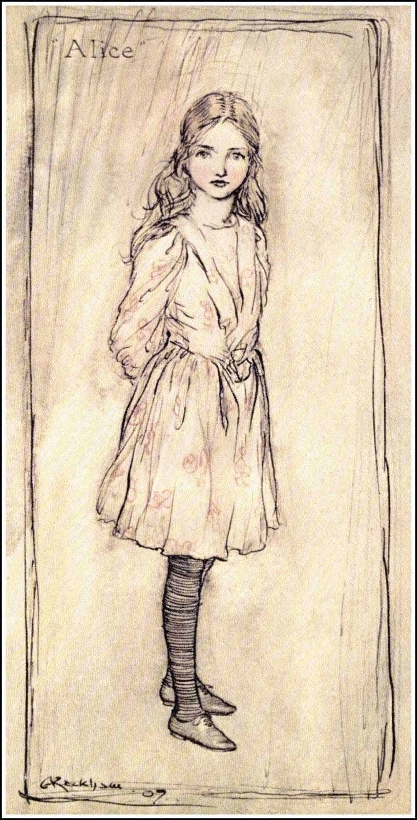 不思議の国のアリス　Arthur Rackham File:Alice in Wonderland by Arthur Rackham - 13 - That's