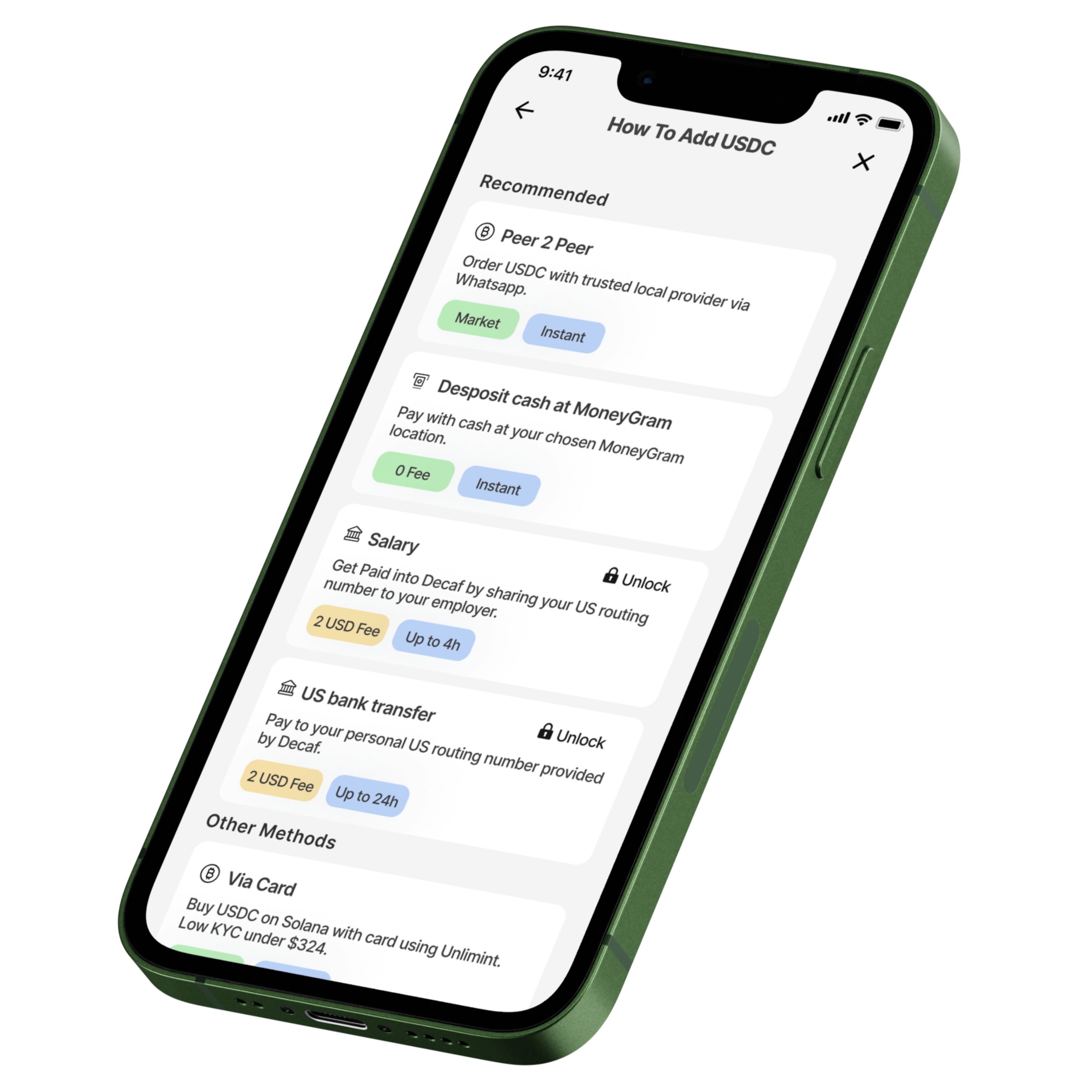 Streamlining Global Fiat to Crypto Onramps with Decaf Wallet | by Decaf |  Medium