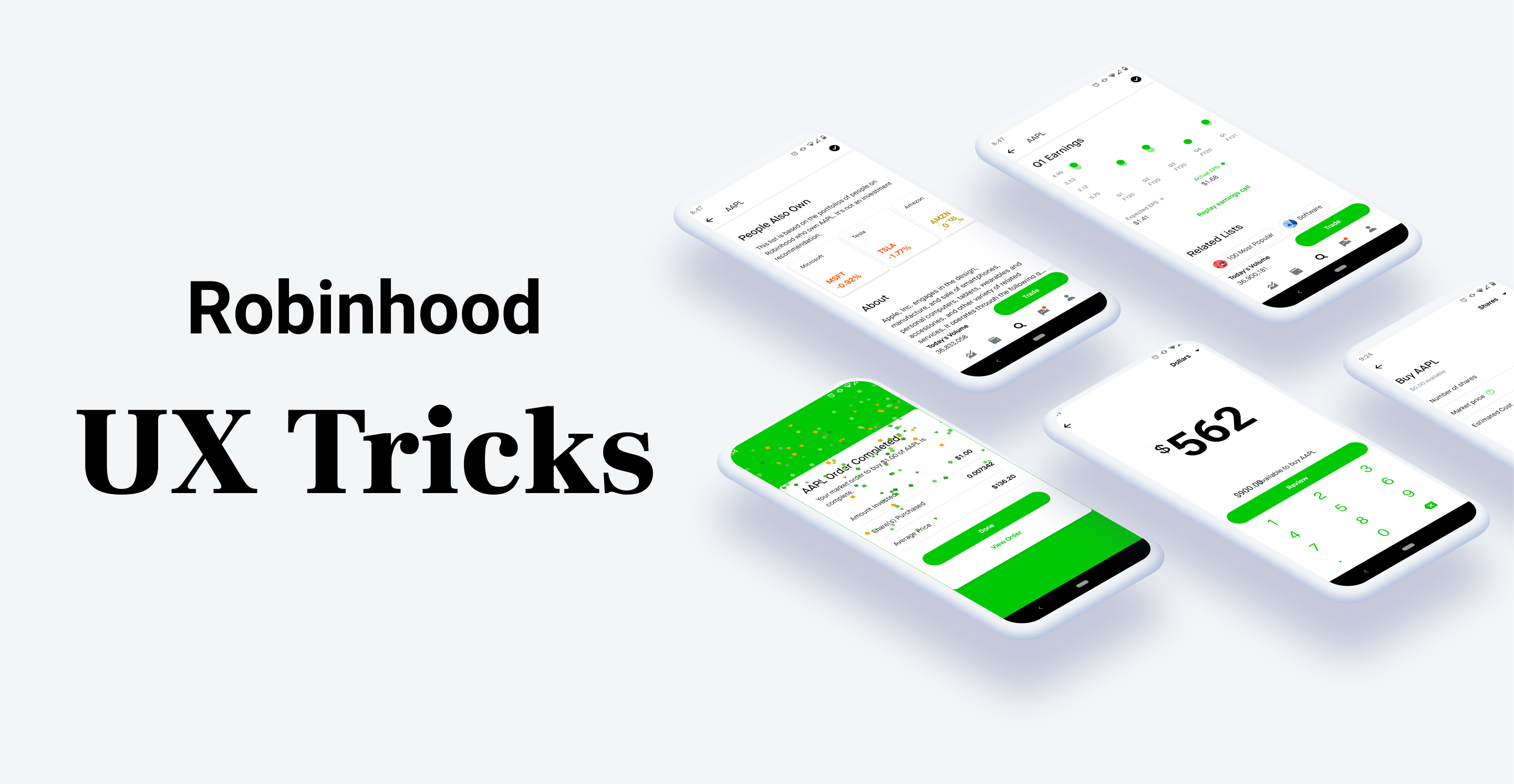 The little UX tricks from the Robinhood app | by Lulu Wang | Bootcamp |  Medium
