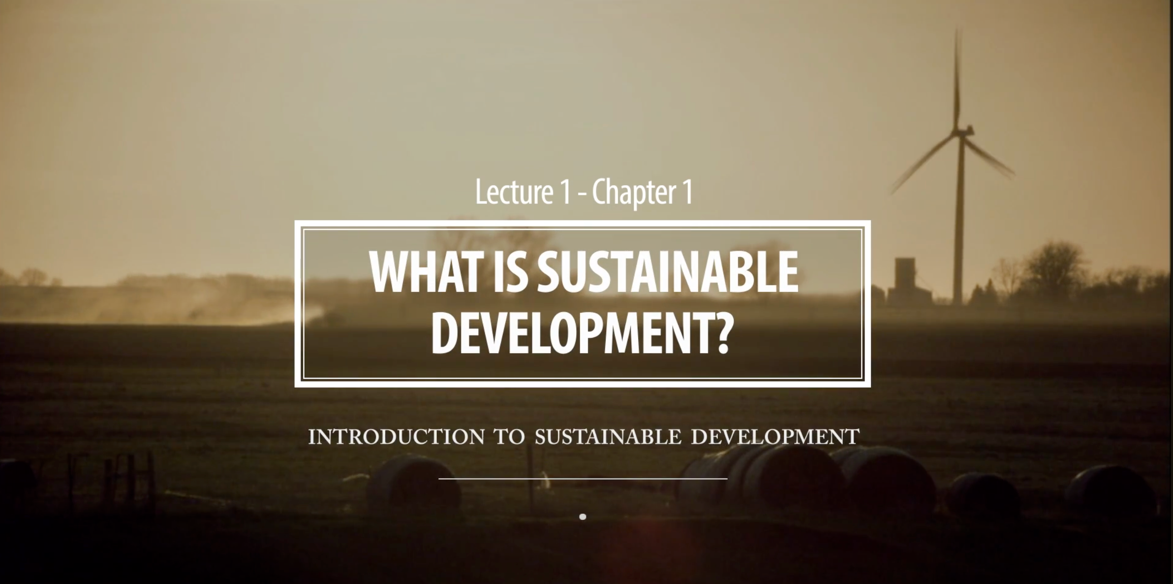 Introduction to Sustainable Development | by Yalcin Arsan | The