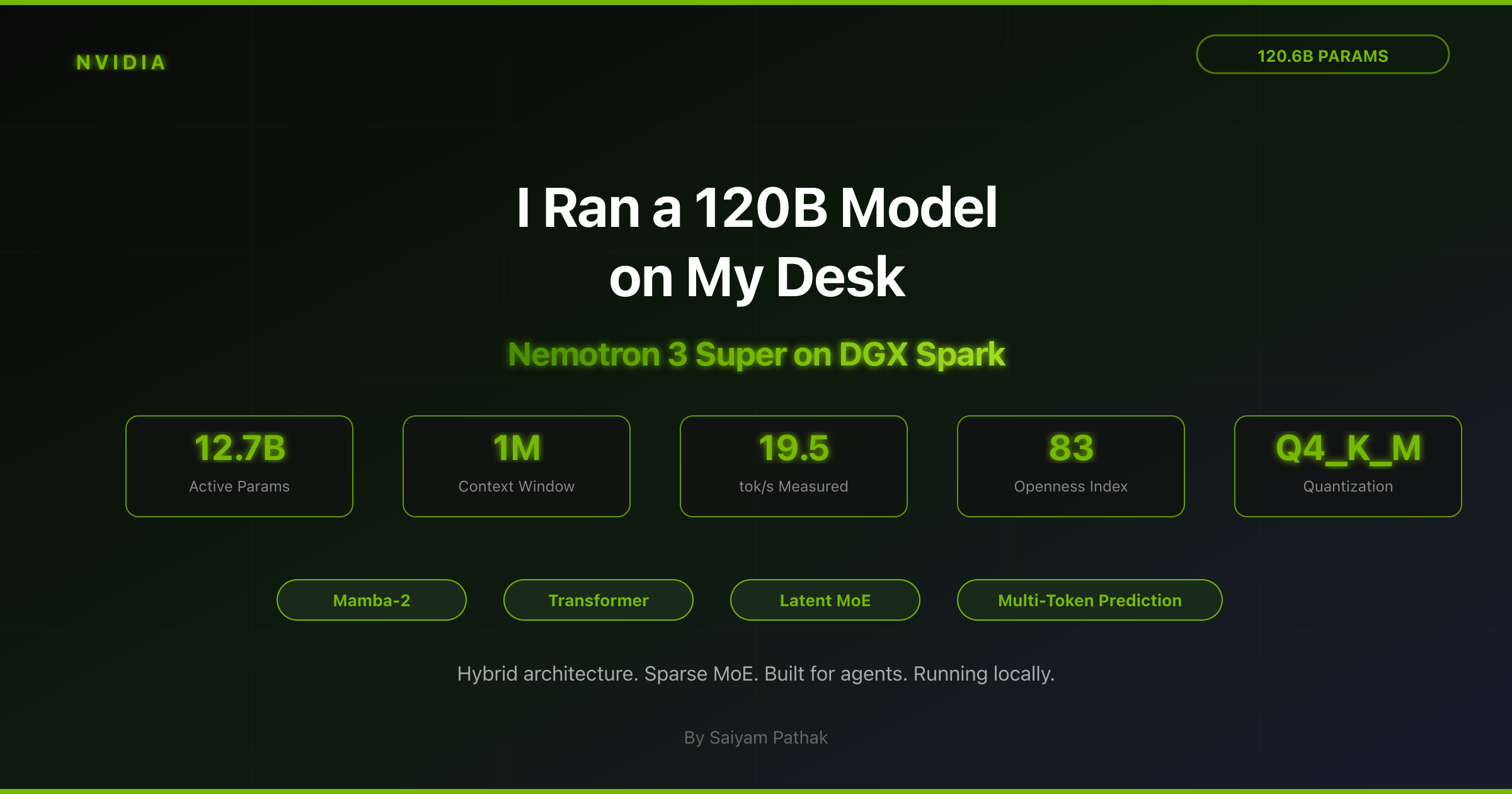 Here's What I Learned About Nemotron 3 Super -I Ran a 120B