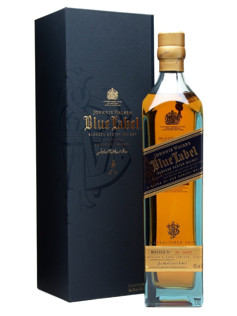The Blend of Kings? Chivas Regal 18 v. Johnnie Walker Blue Label