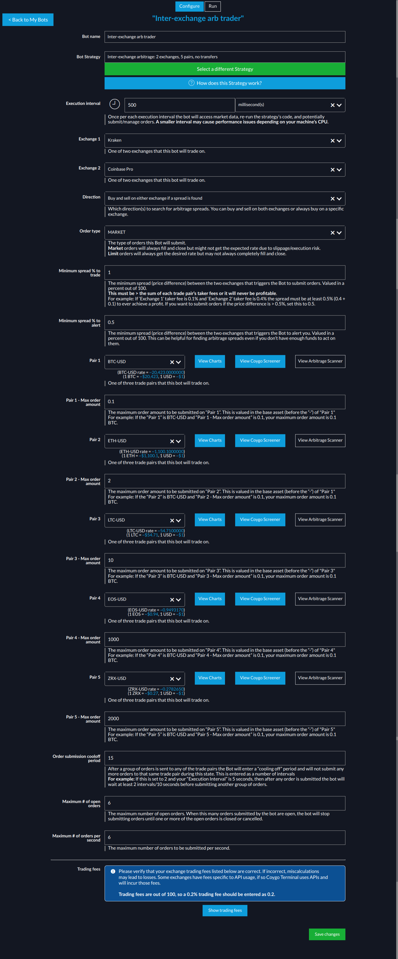 Create an “Inter-exchange arbitrage” crypto trading bot with Coygo Bots |  by Evan Francis | Coygo Blog | Medium