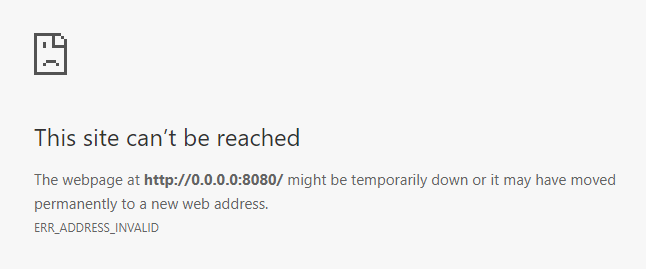 How to fix this site can't be reached — ERR_ADDRESS_INVALID