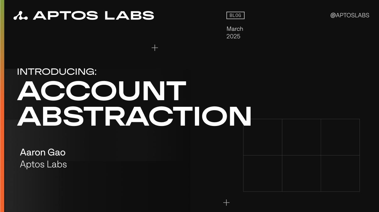 Introducing Account Abstraction on Aptos | by Aptos Labs | Aptos Labs |  Medium