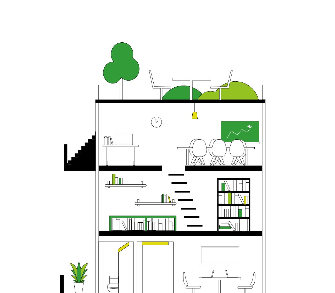 在家工作我來了！未來辦公室要…. 新冠病毒顛覆了不少傳統，在家工作是其中一個新主流。當疫情完結的一天，辦公室將變身… | by  《彭博商業周刊/中文版》編採團隊|