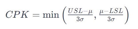 Cpk Example Calc Cpk Calculation Formula