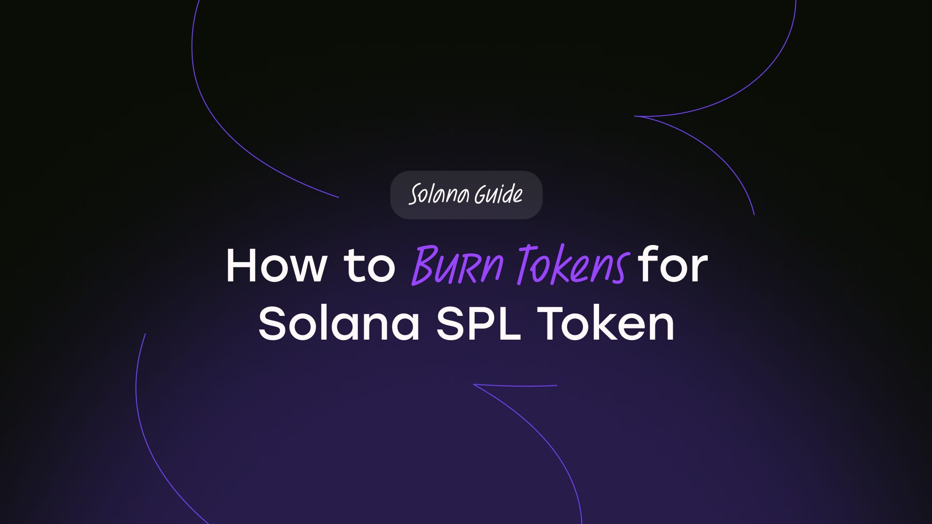 How to Burn Tokens for Solana SPL Token | by Coin Factory | Medium
