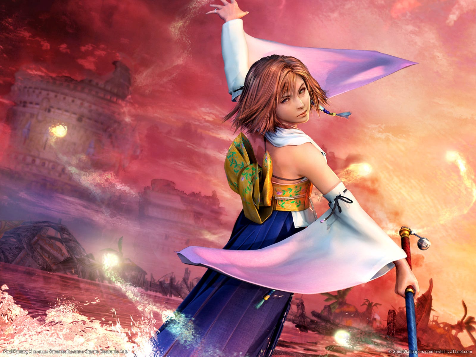 Great Games: Final Fantasy X. The magnum opus of the Final Fantasy… | by  Sansu the Cat | Portraits in Pixel | Medium, image size:1600x1200