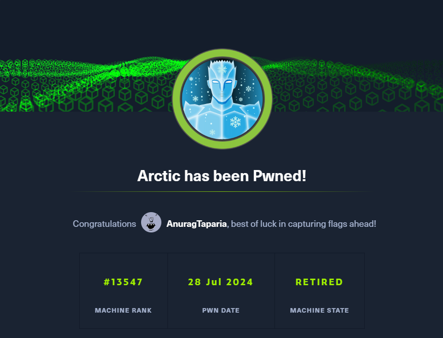 HTB | Artic - InfoSec Write-ups