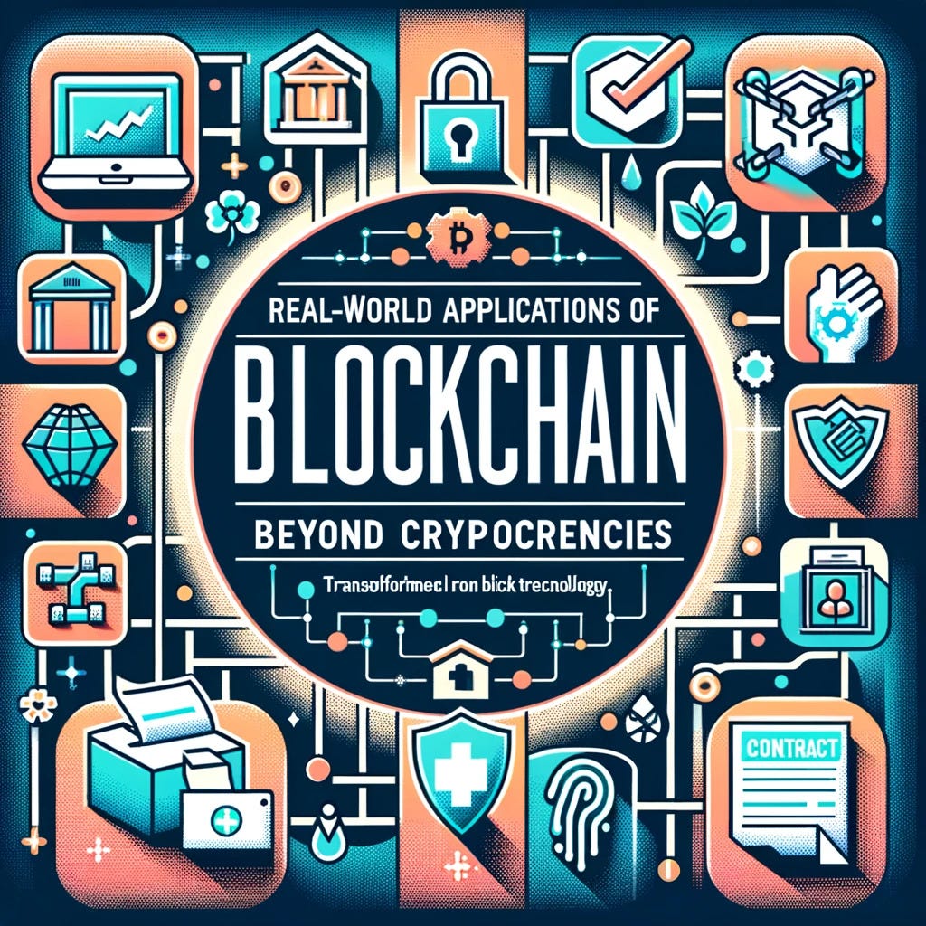 Real-world Applications of Blockchain Beyond Cryptocurrencies | by Antwone  Johnson | Medium