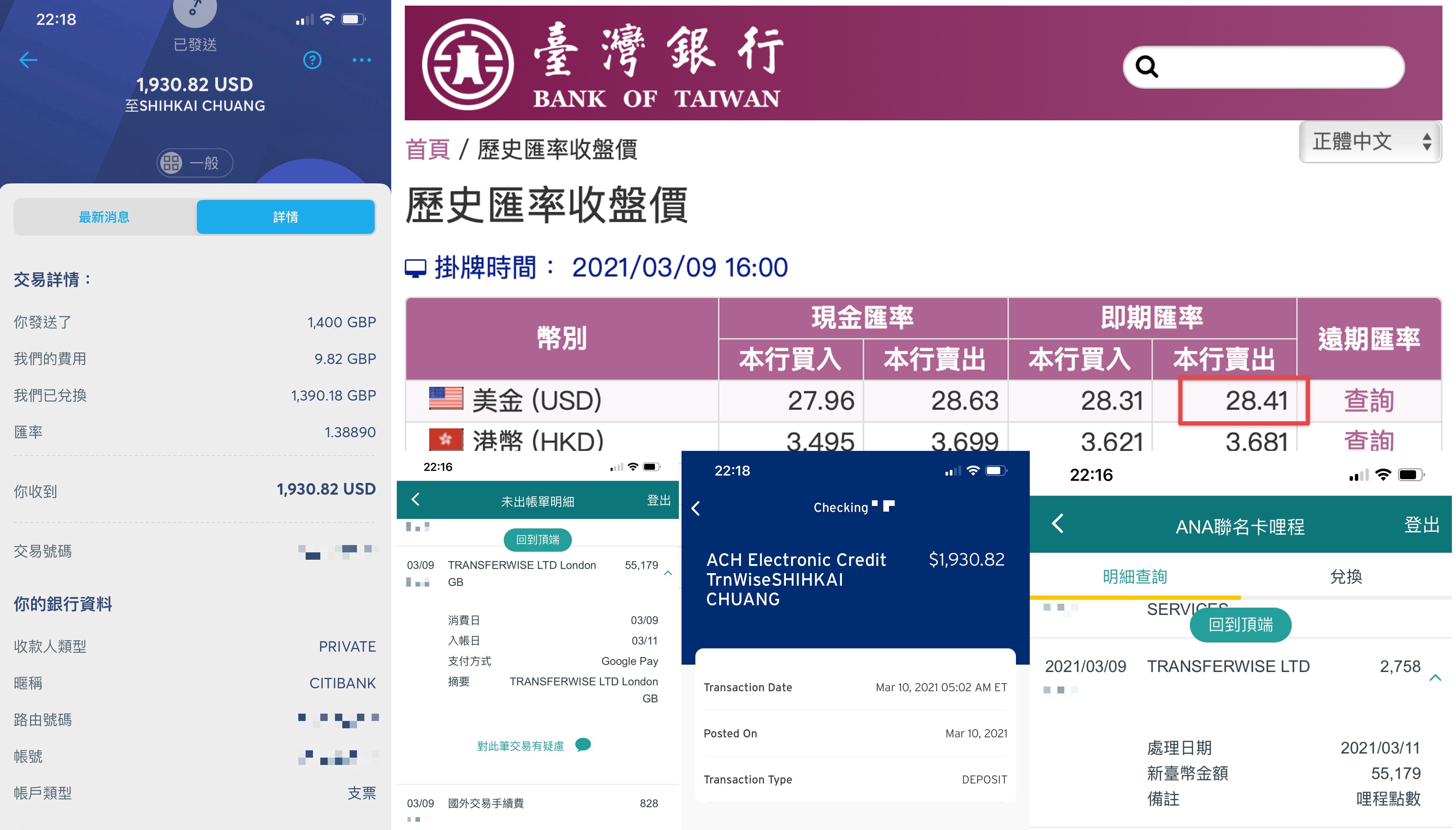 Wise 在台灣用哪張信用卡划算，實測分析| by Eric Chuang | 飛夢成真學苑