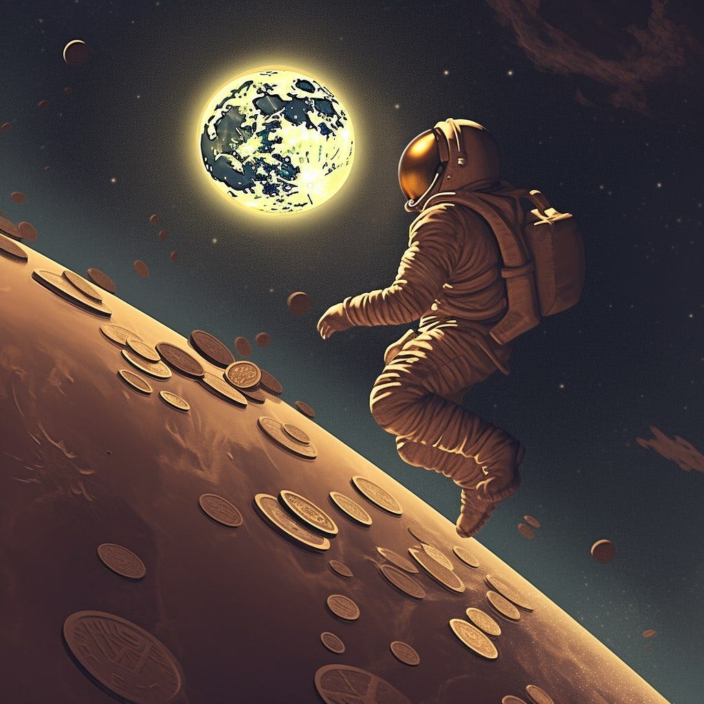 Space moon crypto (89) foto