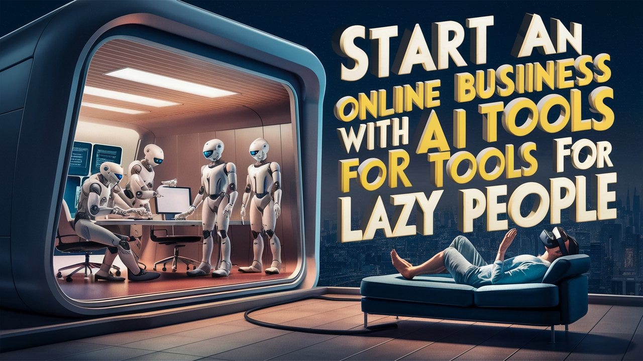 Step-by-Step Guide: Starting an Easy Online Business for Lazy People Using  AI Tools | by Promatic Ai Tools & Trends | Medium