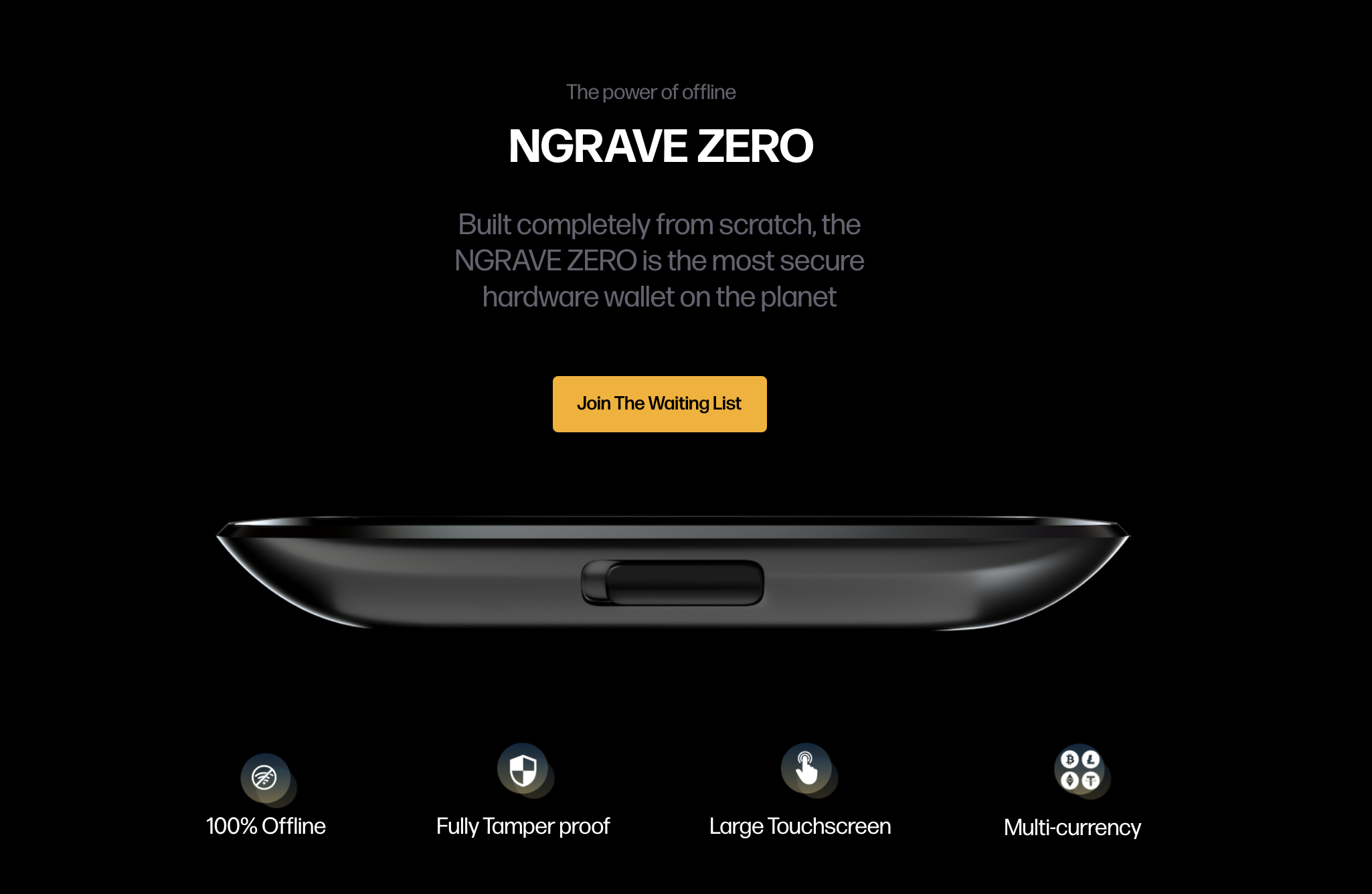 Why NGRAVE ZERO is the best hardware wallet | NGRAVE