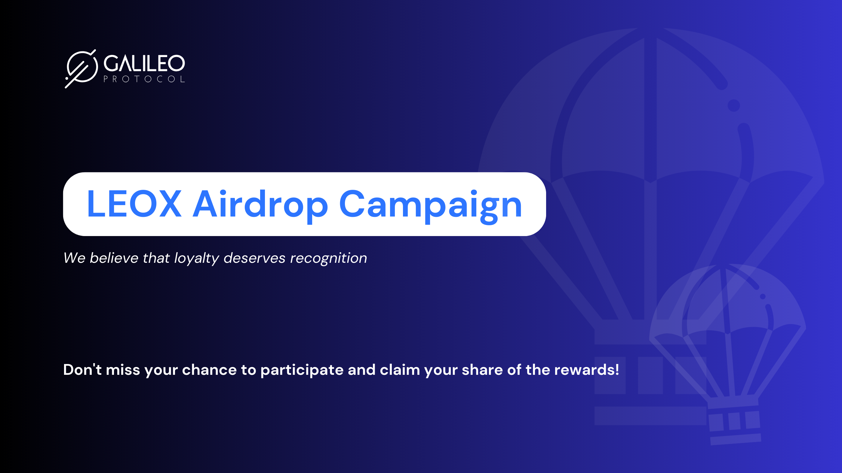 Galileo Protocol: LEOX Airdrop Campaign | by Galileo LABS | Medium