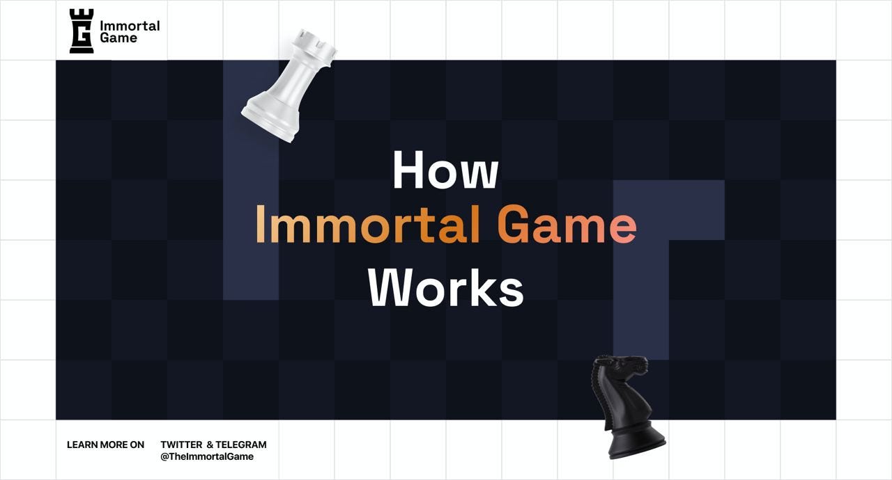 How Immortal Game Works. Previously, we talked about Immortal… | by  ImmortalGame | Immortal Game