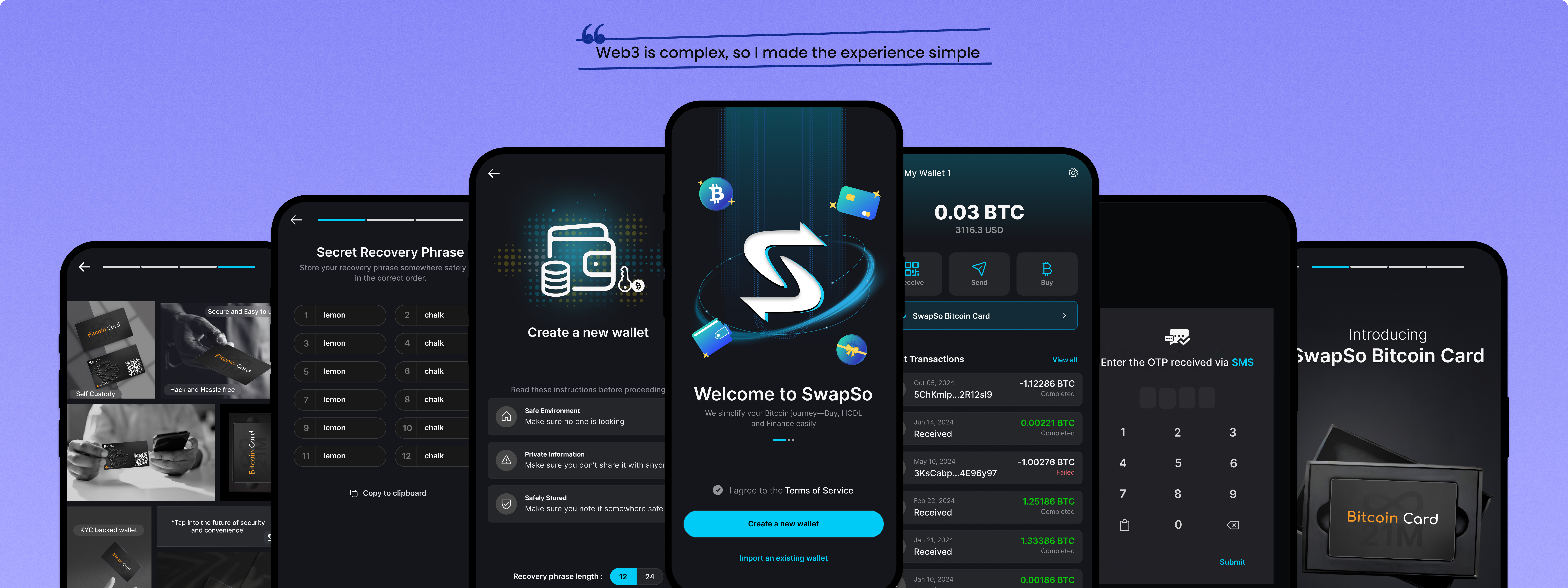 SwapSo Bitcoin Financing App — Design Journey from Idea to Identity | by  Chitra Pandey | Medium