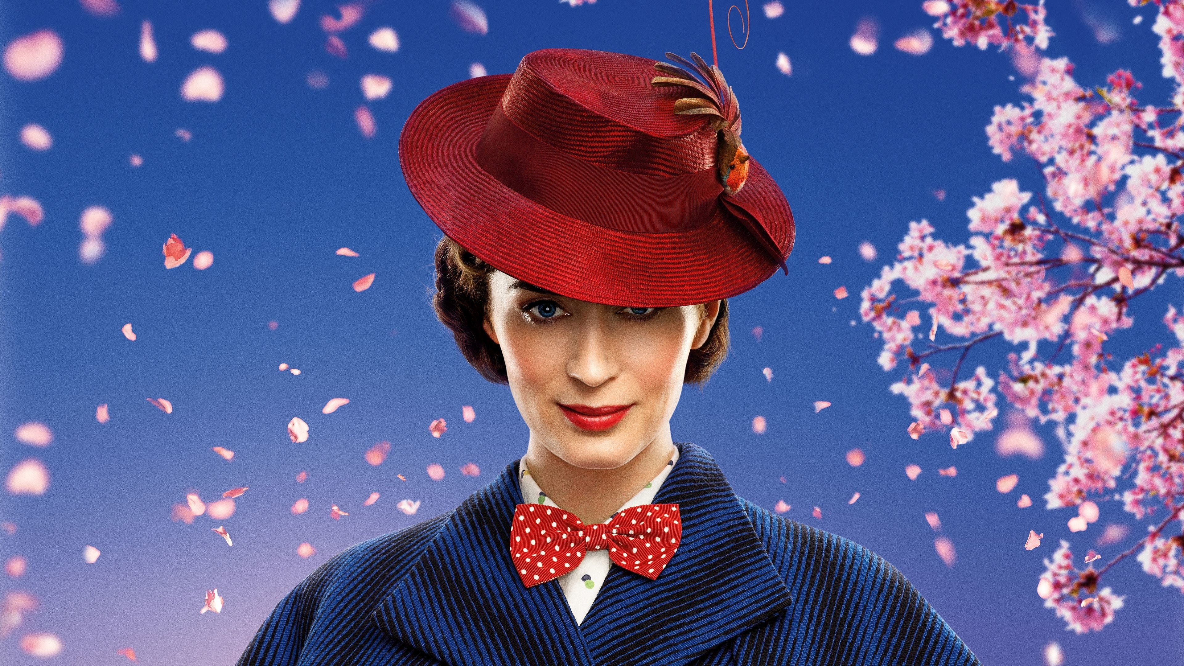 mary poppins returns red dress Australian-British writer Pamela Lyndon Travers was born #OnThisDay in 1899. She is best known for creating the Mary Poppins book series. Emily Blunt wore this Sandy Powell designed red caped coat to