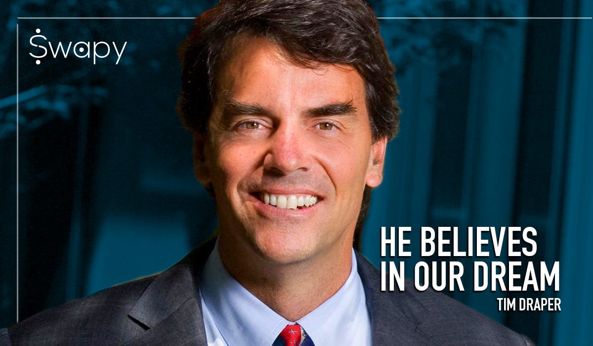 Announcing Advisor: Tim Draper. Written by Edmilson Rodrigues (CEO at… | by  Swapy Network | SwapyNetwork | Medium